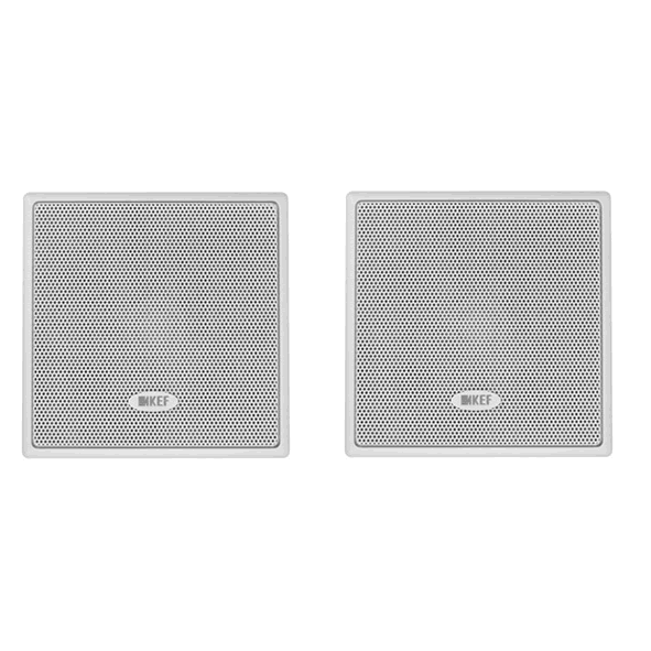 PAIR PACK (x2) KEF Ci100QS UNI-Q speaker SQUARE In Wall/ Ceiling - Click Image to Close